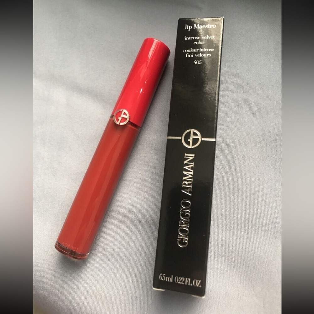 Giorgio Armani Sultan 405 Lip Maestro Liquid Lipstick Intense Velvet Color New